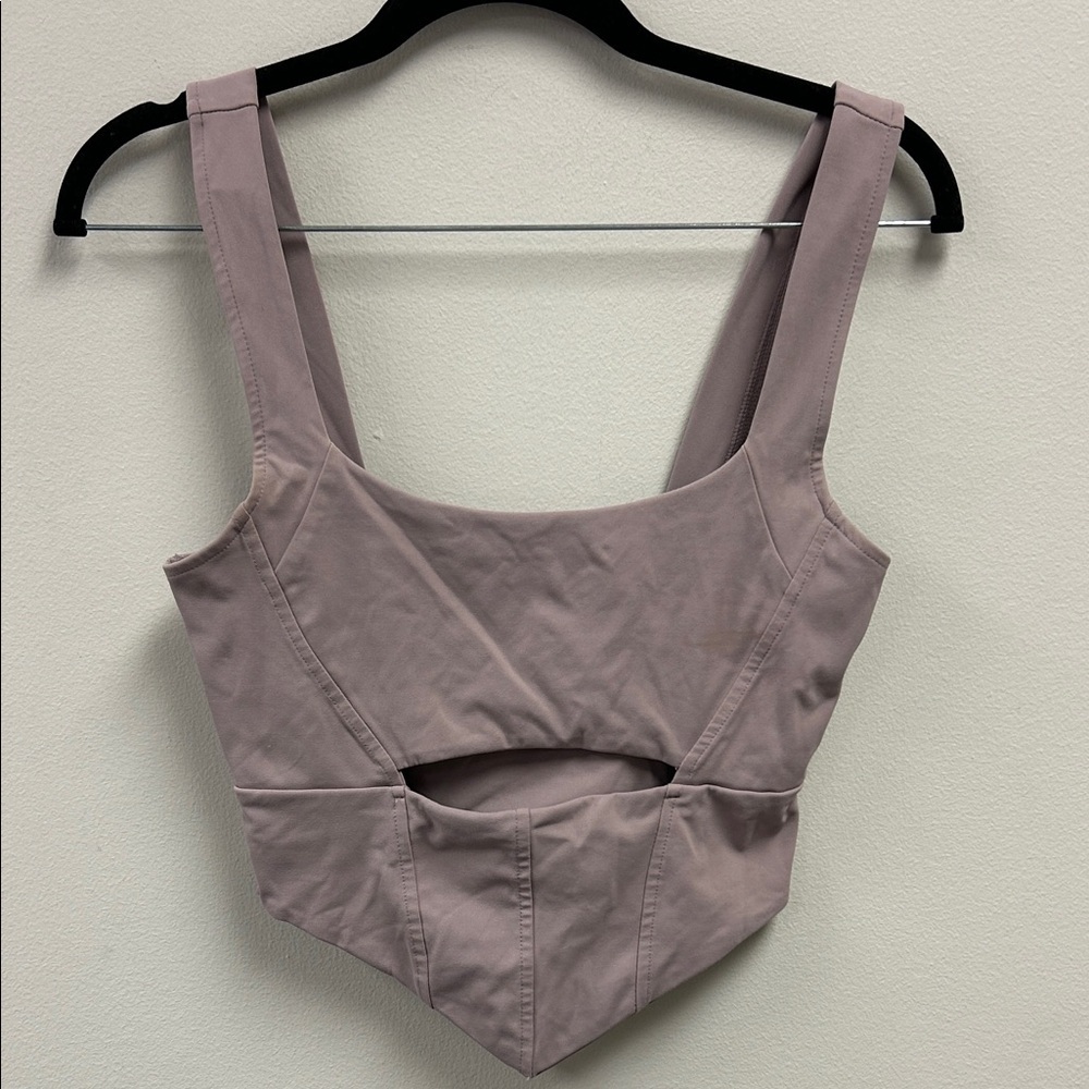 Forever 21 Mauve Crop Top